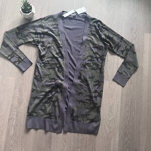 NWT Sanctuary Camo Pattern Long Cardigan